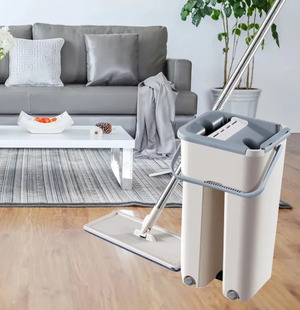 Комплект швабра с ведром с отжимом Spin mop Triumf Комплект швабра с ведром с отжимом Spin mop Triumf