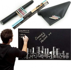 Самоклеющаяся пленка для рисования мелом Black Board Sticker 200м*45см Самоклеющаяся пленка для рисования мелом Black Board Sticker 200м*45см
