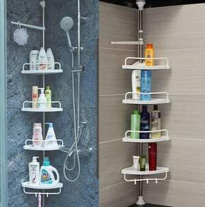 Угловая полка для ванной комнаты Multi Corner Shelf Стойка Стелаж Угловая полка для ванной комнаты Multi Corner Shelf Стойка Стелаж