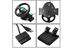Профессиональный Руль игровой PS3/PS2/PC Usb Профессиональный Руль игровой PS3/PS2/PC Usb